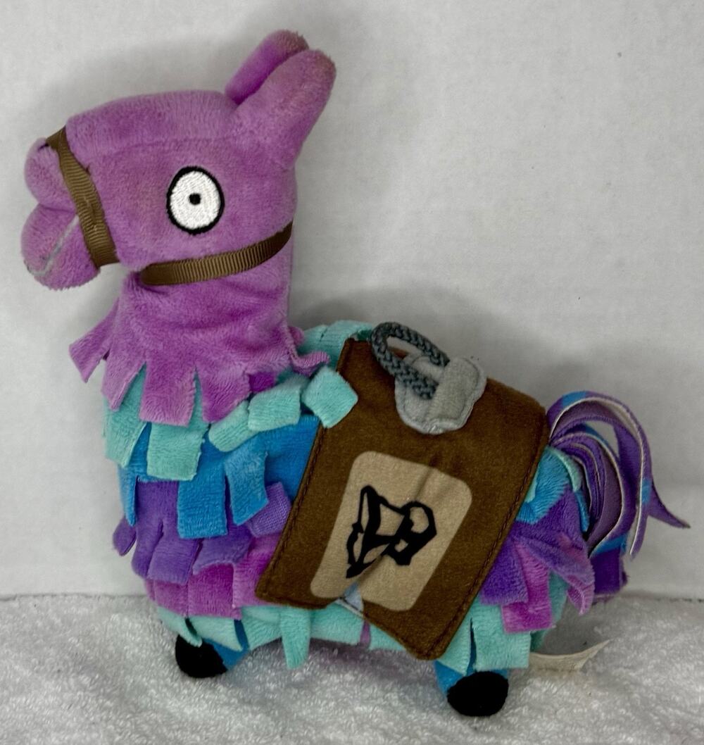 Russ Fortnite Llama Drama Loot Piñata Purple Blue 7” Plush Stuffed Animal Toy